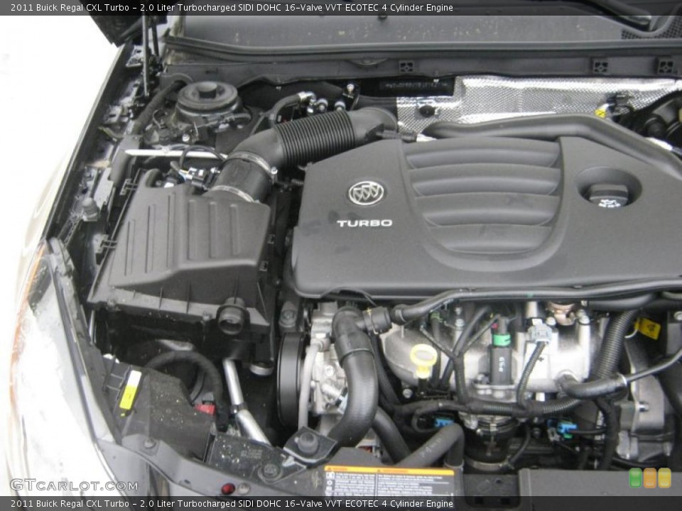 2.0 Liter Turbocharged SIDI DOHC 16-Valve VVT ECOTEC 4 Cylinder Engine for the 2011 Buick Regal #47394977