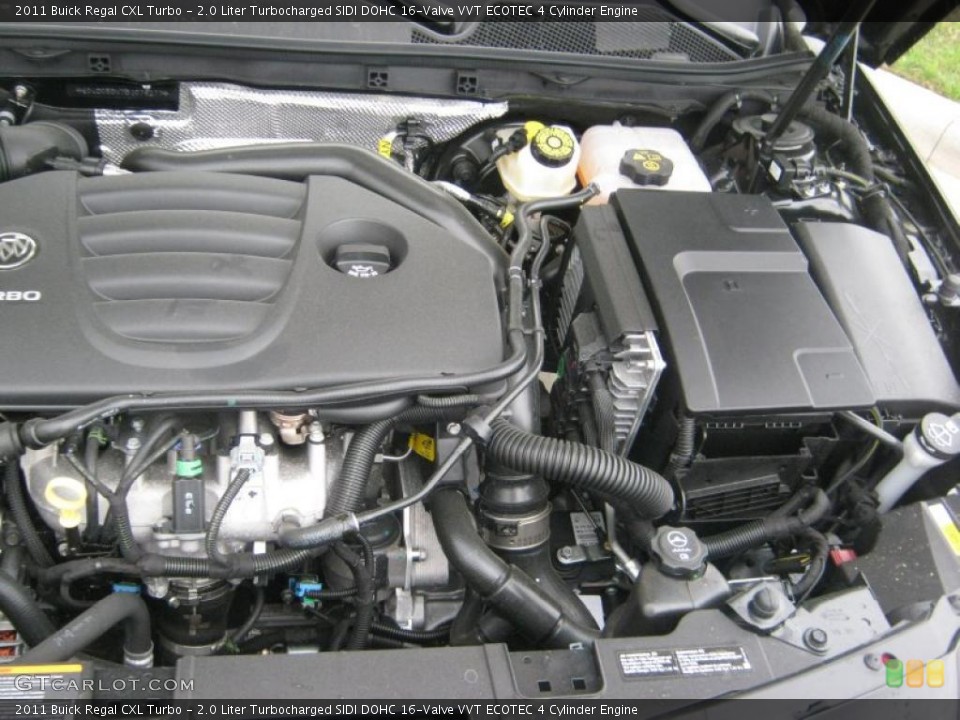 2.0 Liter Turbocharged SIDI DOHC 16-Valve VVT ECOTEC 4 Cylinder Engine for the 2011 Buick Regal #47394992