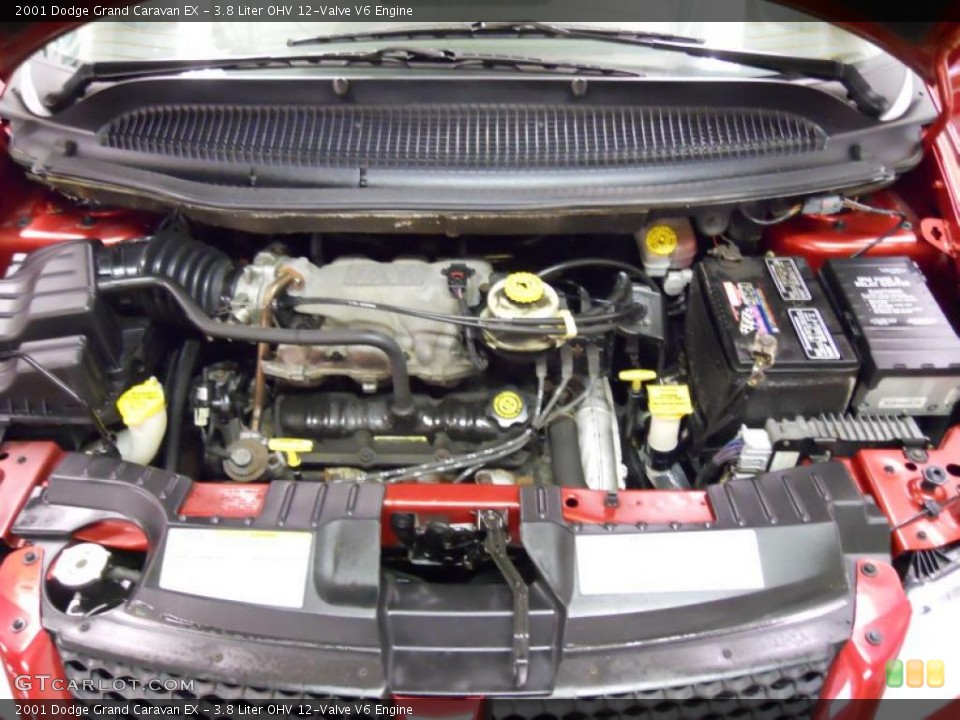 3.8 Liter OHV 12-Valve V6 Engine for the 2001 Dodge Grand Caravan #47396537