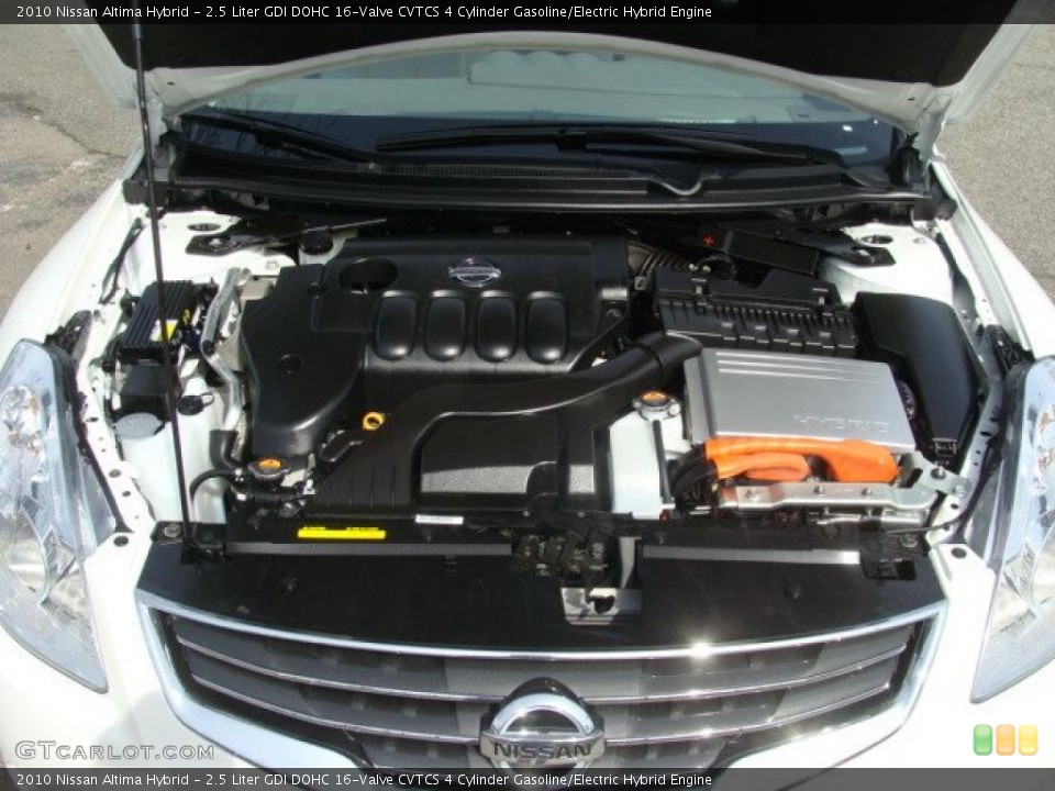 2.5 Liter GDI DOHC 16-Valve CVTCS 4 Cylinder Gasoline/Electric Hybrid Engine for the 2010 Nissan Altima #47397341