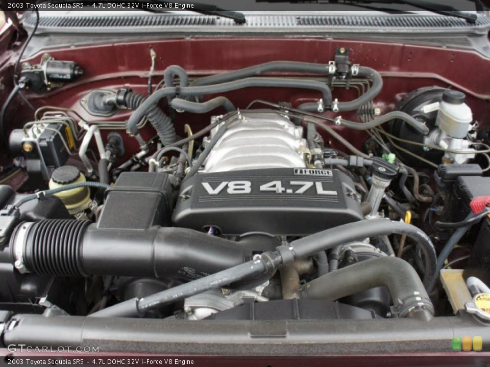 4.7L DOHC 32V i-Force V8 Engine for the 2003 Toyota Sequoia #47404493