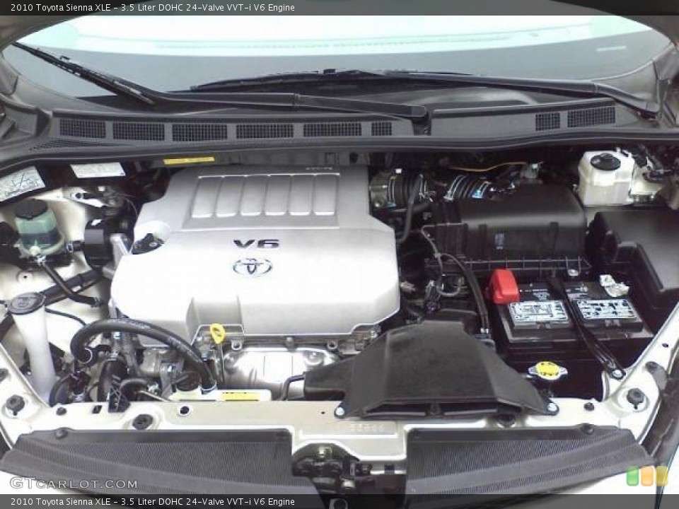 3.5 Liter DOHC 24-Valve VVT-i V6 Engine for the 2010 Toyota Sienna #47405486