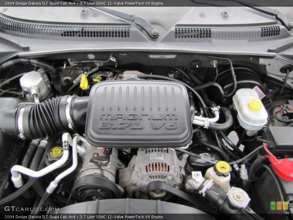 3.7 Liter SOHC 12-Valve PowerTech V6 Engine for the 2004 Dodge Dakota #47412898