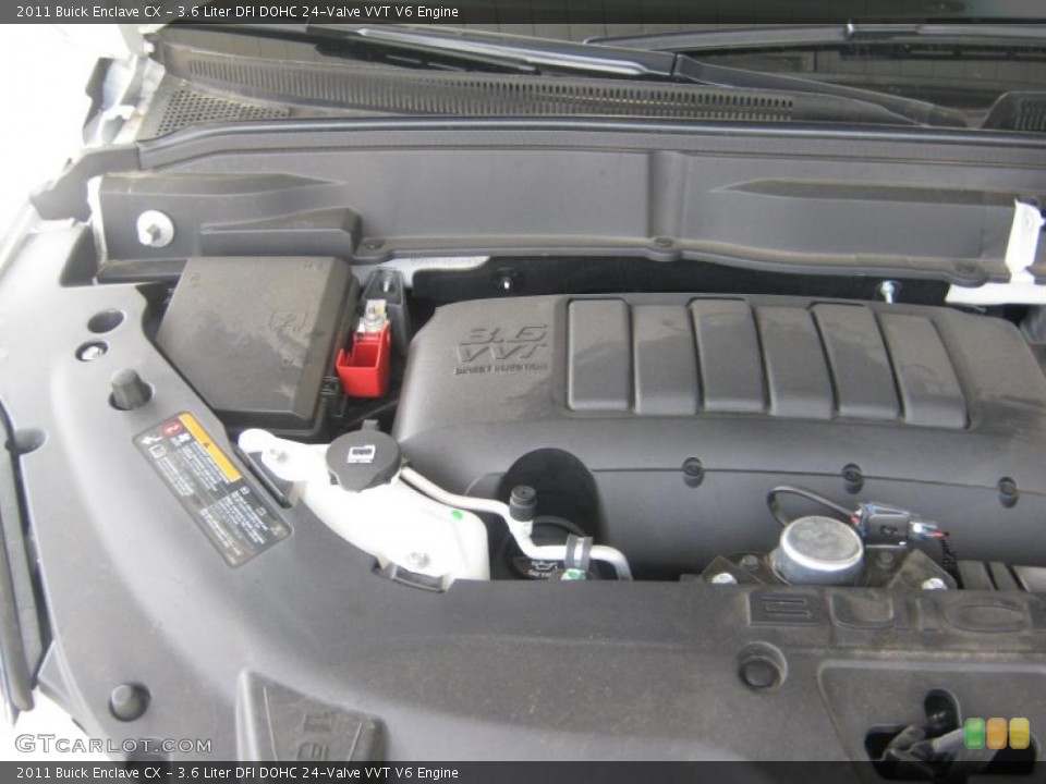 3.6 Liter DFI DOHC 24-Valve VVT V6 Engine for the 2011 Buick Enclave #47419193