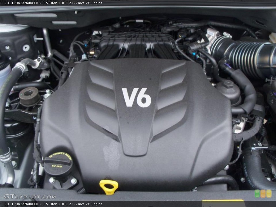 3.5 Liter DOHC 24-Valve V6 Engine for the 2011 Kia Sedona #47419571