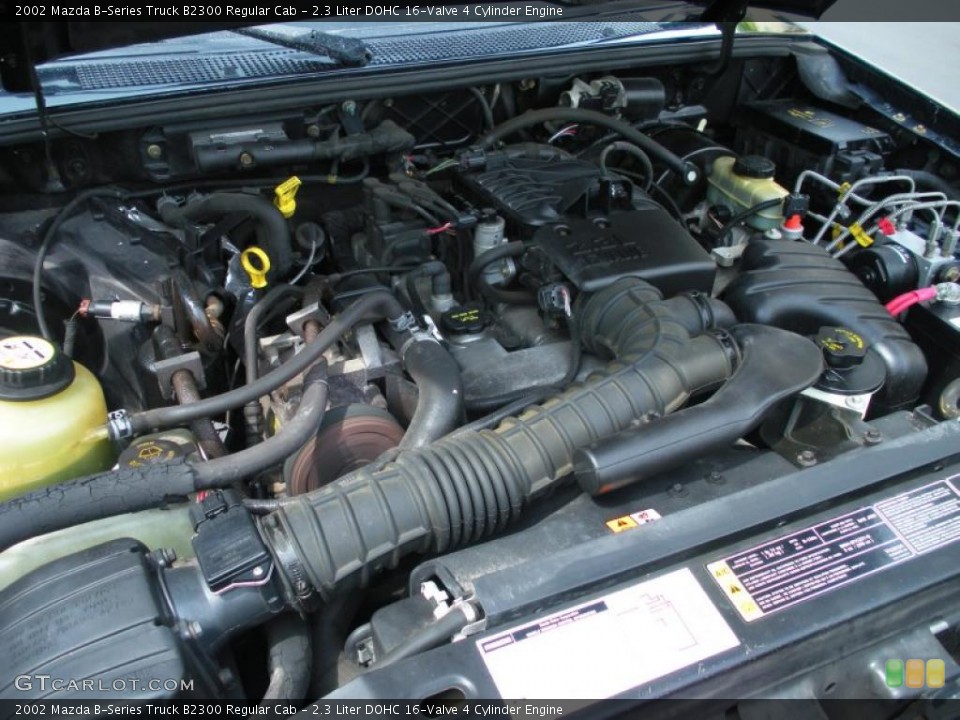 2.3 Liter DOHC 16-Valve 4 Cylinder 2002 Mazda B-Series Truck Engine