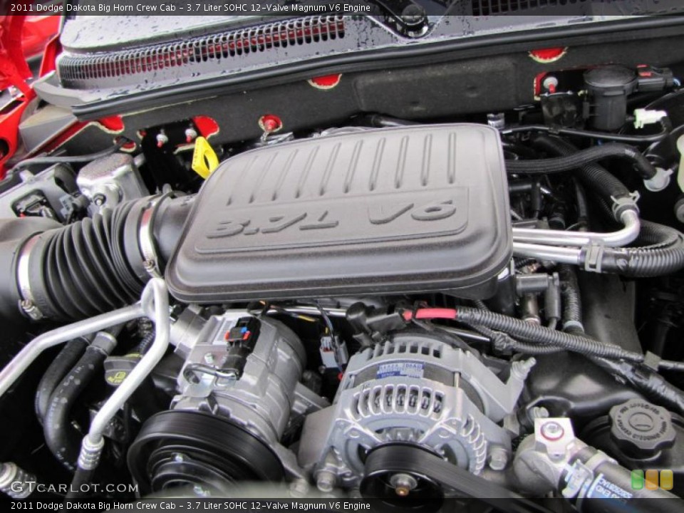3.7 Liter SOHC 12-Valve Magnum V6 Engine for the 2011 Dodge Dakota #47428728