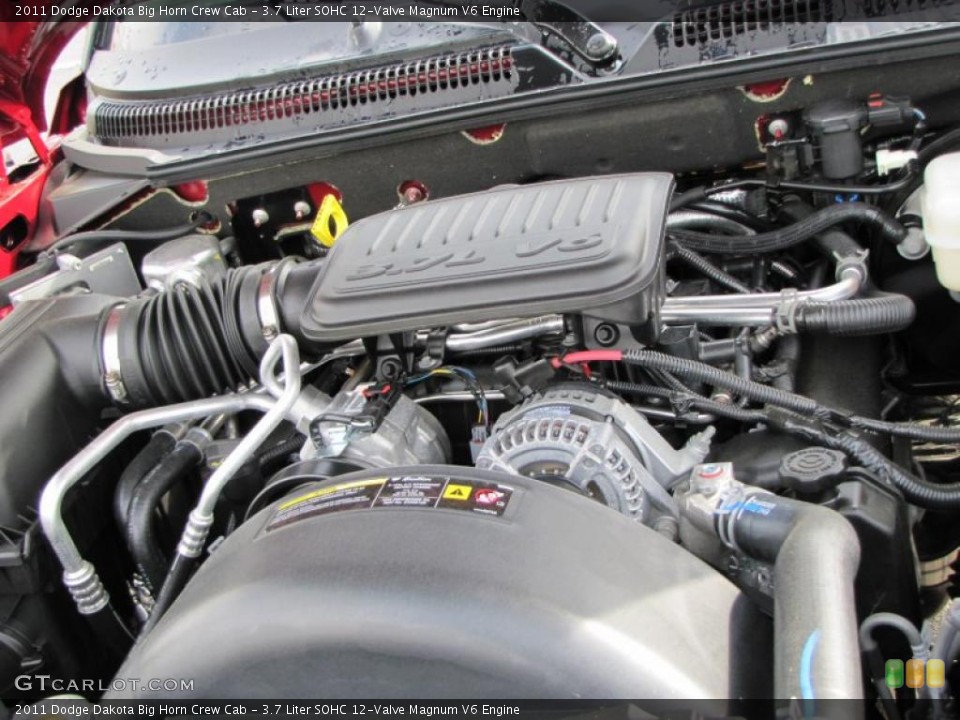 3.7 Liter SOHC 12-Valve Magnum V6 Engine for the 2011 Dodge Dakota #47428965