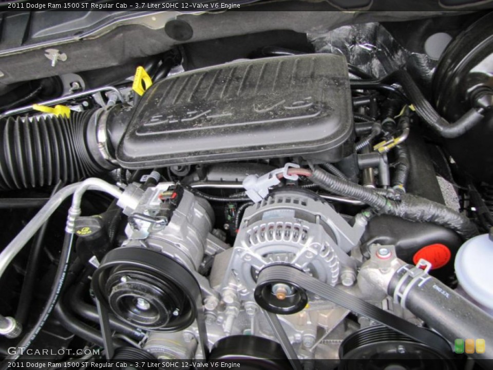 3.7 Liter SOHC 12-Valve V6 Engine for the 2011 Dodge Ram 1500 #47431278