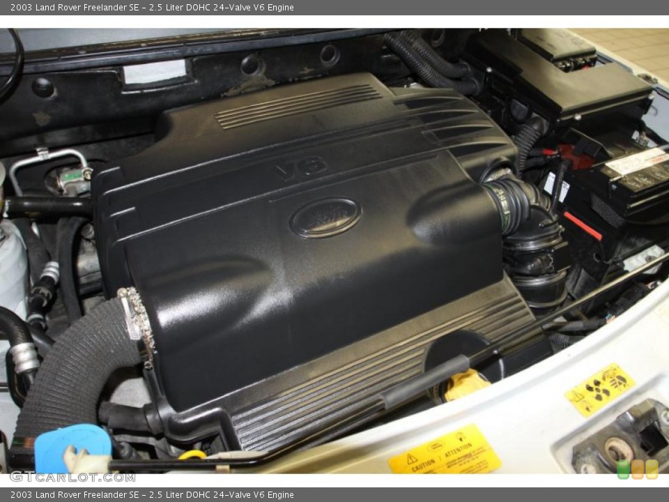 2.5 Liter DOHC 24-Valve V6 2003 Land Rover Freelander Engine