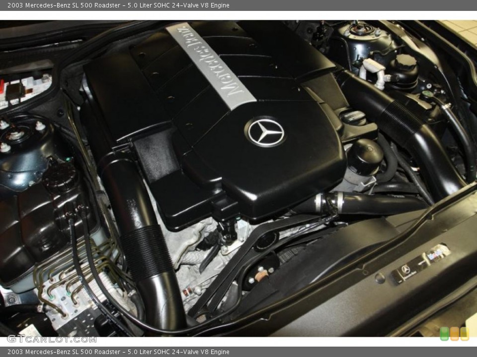 5.0 Liter SOHC 24-Valve V8 Engine for the 2003 Mercedes-Benz SL #47432373