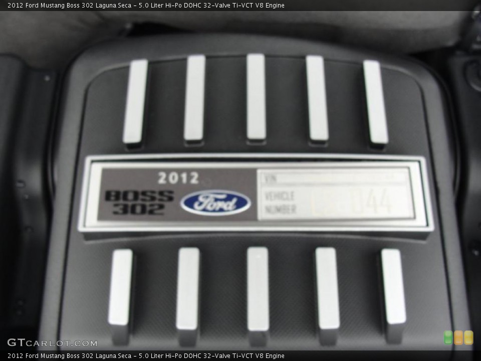 5.0 Liter Hi-Po DOHC 32-Valve Ti-VCT V8 Engine for the 2012 Ford Mustang #47432994