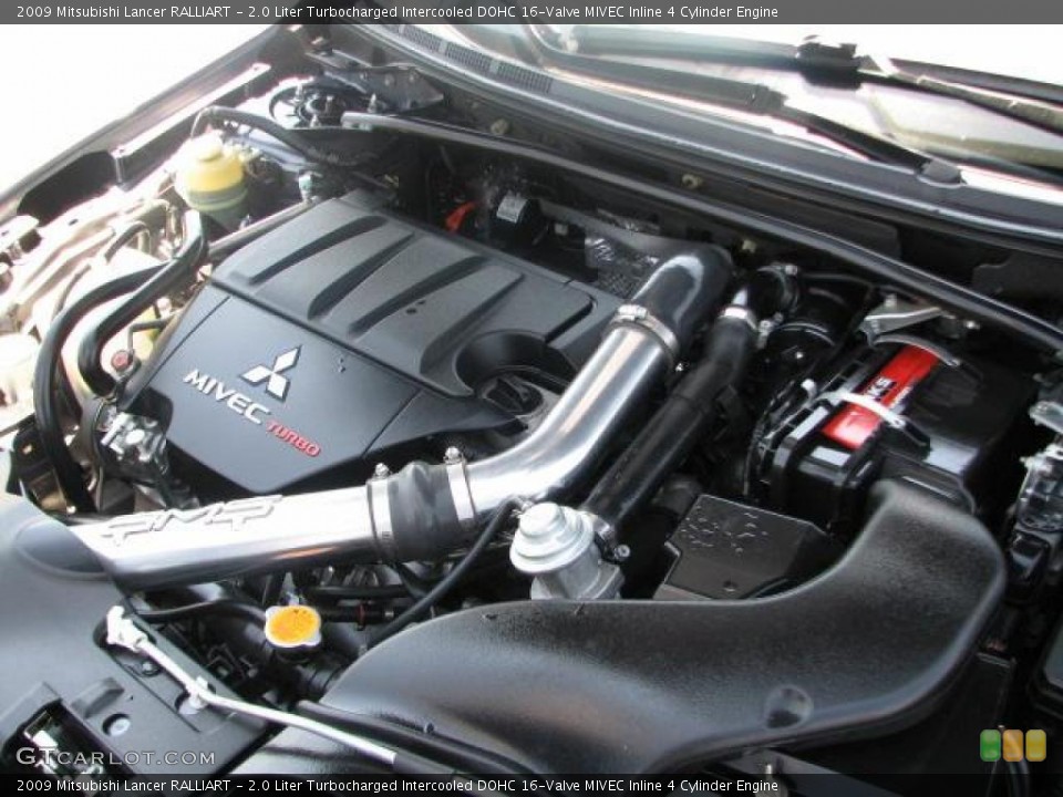 2.0 Liter Turbocharged Intercooled DOHC 16-Valve MIVEC Inline 4 Cylinder Engine for the 2009 Mitsubishi Lancer #47433207