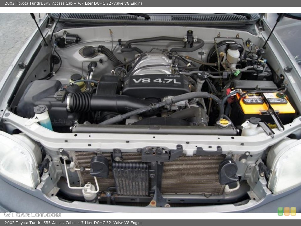 4.7 Liter DOHC 32-Valve V8 Engine for the 2002 Toyota Tundra #47435511
