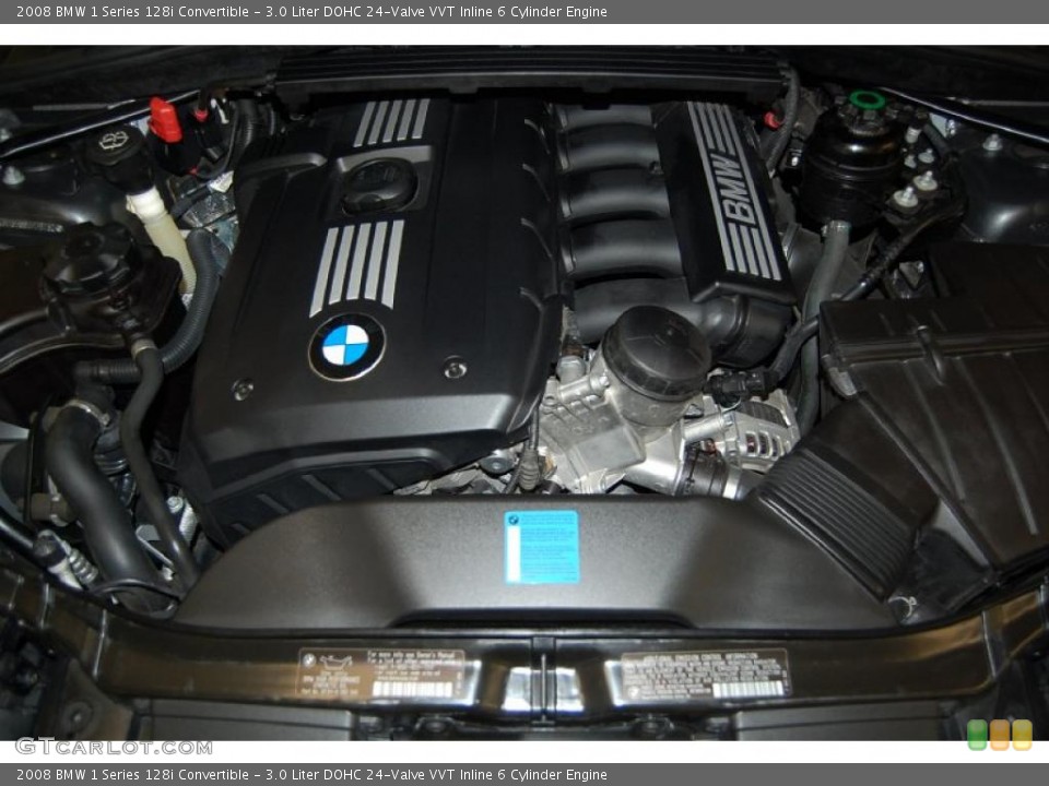 3.0 Liter DOHC 24-Valve VVT Inline 6 Cylinder Engine for the 2008 BMW 1 Series #47437008