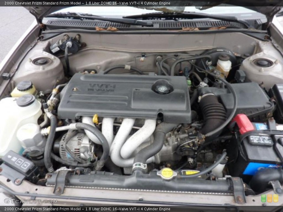 1.8 Liter DOHC 16-Valve VVT-i 4 Cylinder 2000 Chevrolet Prizm Engine