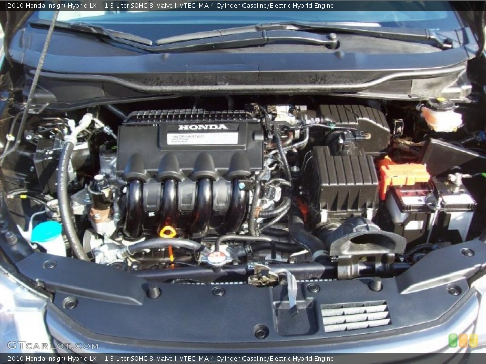 1.3 Liter SOHC 8-Valve i-VTEC IMA 4 Cylinder Gasoline/Electric Hybrid Engine for the 2010 Honda Insight #47443200