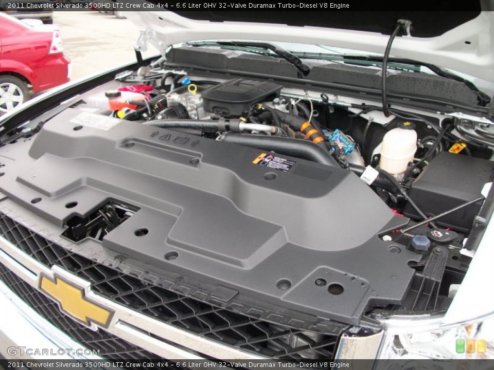6.6 Liter OHV 32-Valve Duramax Turbo-Diesel V8 Engine for the 2011 Chevrolet Silverado 3500HD #47450480