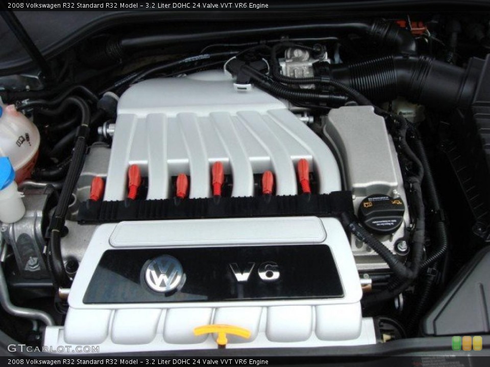 3.2 Liter DOHC 24 Valve VVT VR6 Engine for the 2008 Volkswagen R32 #47453308