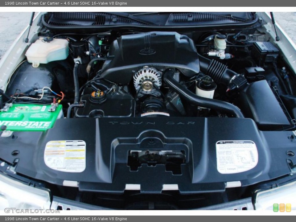 4.6 Liter SOHC 16-Valve V8 Engine for the 1998 Lincoln Town Car #47455732
