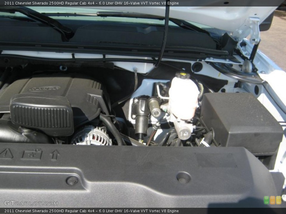 6.0 Liter OHV 16-Valve VVT Vortec V8 Engine for the 2011 Chevrolet Silverado 2500HD #47457415