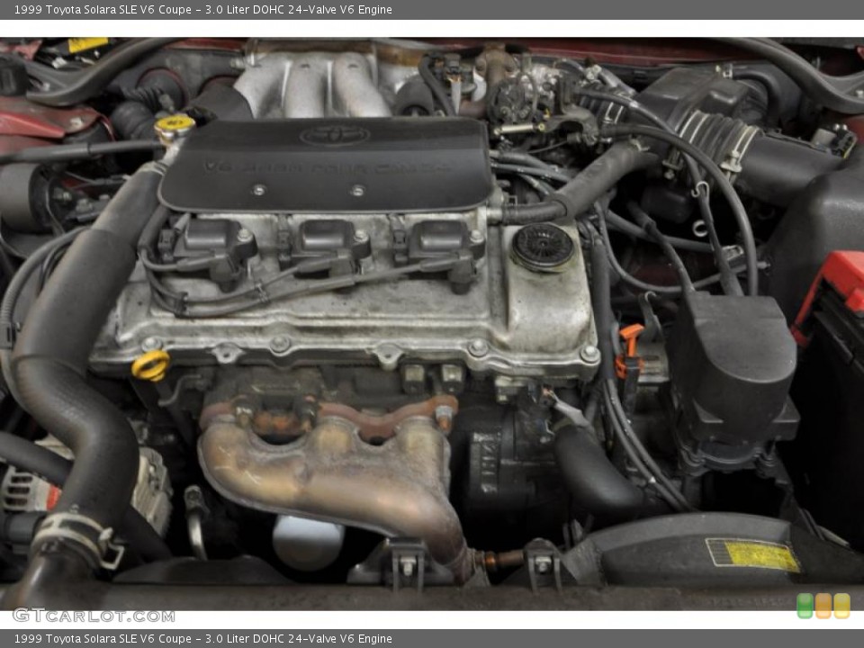 3.0 Liter DOHC 24-Valve V6 1999 Toyota Solara Engine