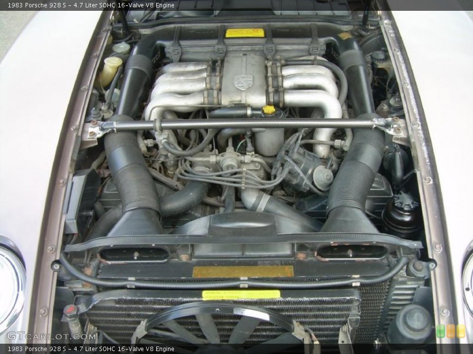 4.7 Liter SOHC 16-Valve V8 Engine for the 1983 Porsche 928 #47464444