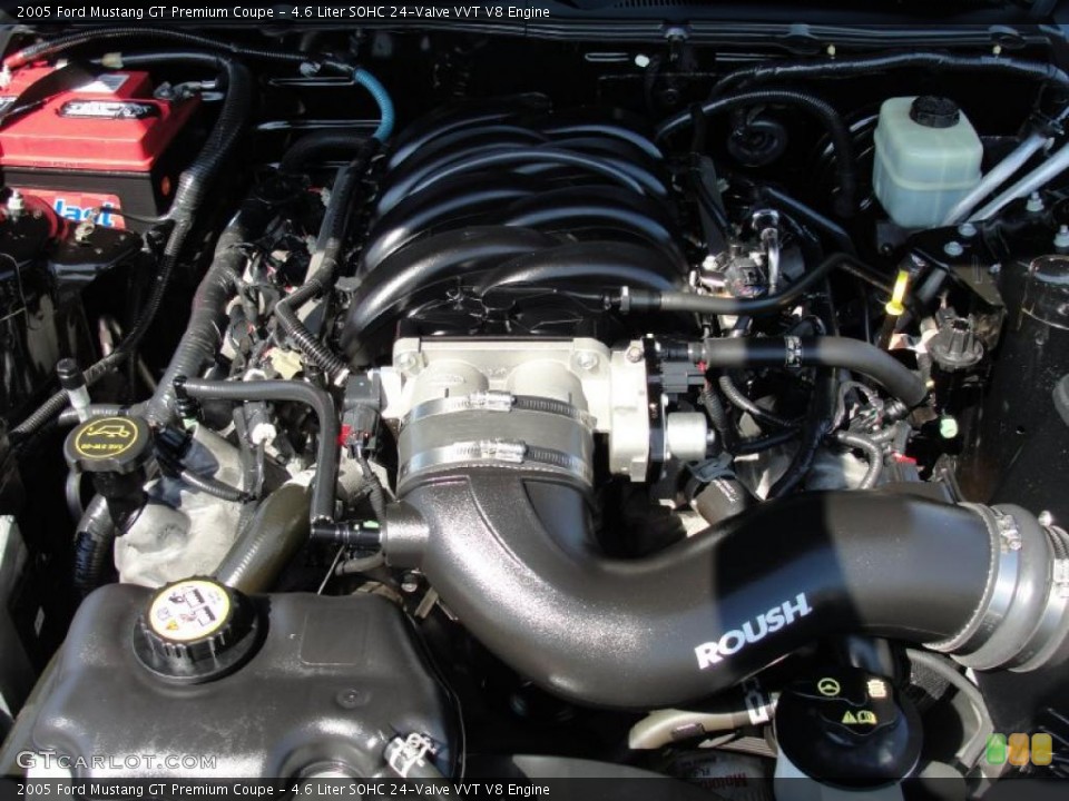 4.6 Liter SOHC 24-Valve VVT V8 Engine for the 2005 Ford Mustang #47467648
