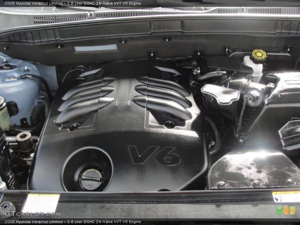 3.8 Liter DOHC 24-Valve VVT V6 Engine for the 2008 Hyundai Veracruz #47473973