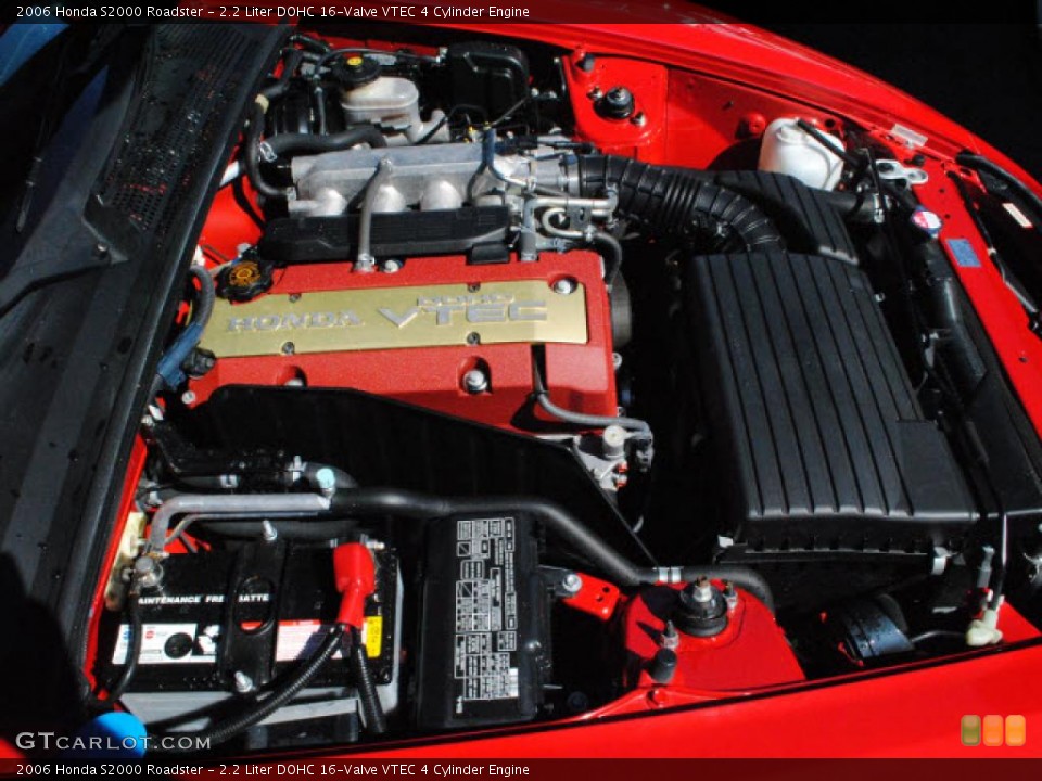 2.2 Liter DOHC 16-Valve VTEC 4 Cylinder Engine for the 2006 Honda S2000 #47478347