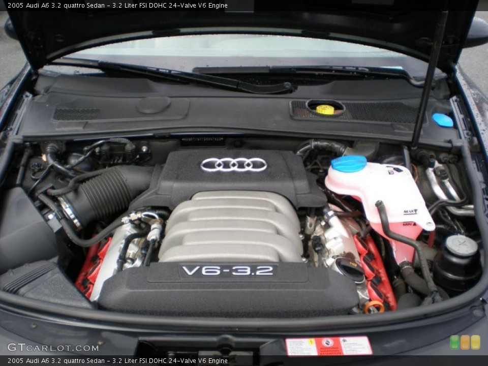 3.2 Liter FSI DOHC 24-Valve V6 Engine for the 2005 Audi A6 #47485649