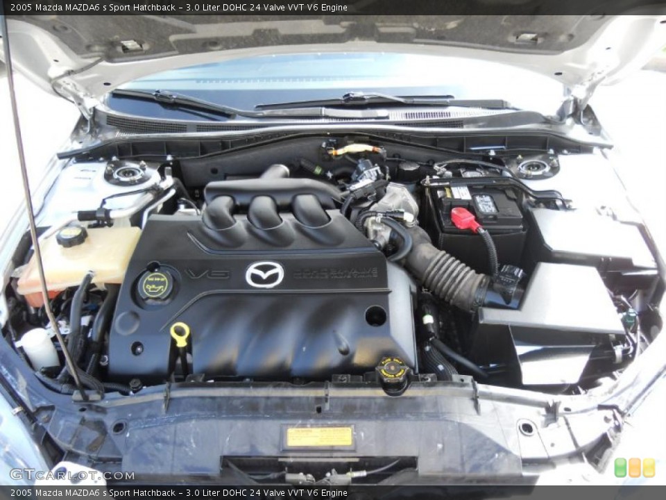 3.0 Liter DOHC 24 Valve VVT V6 Engine for the 2005 Mazda MAZDA6 #47493042