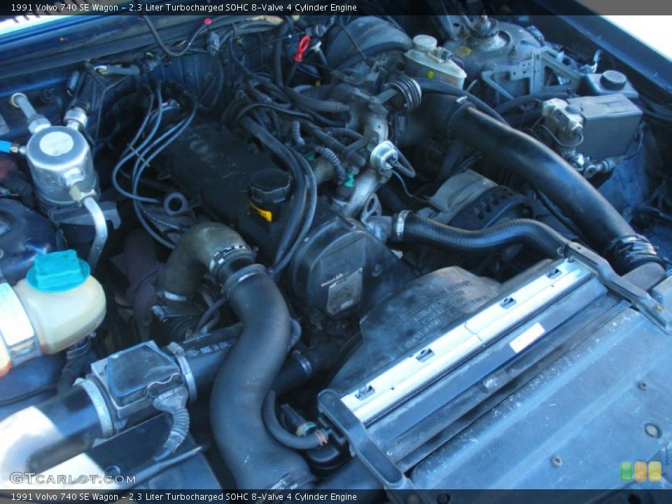 2.3 Liter Turbocharged SOHC 8-Valve 4 Cylinder 1991 Volvo 740 Engine