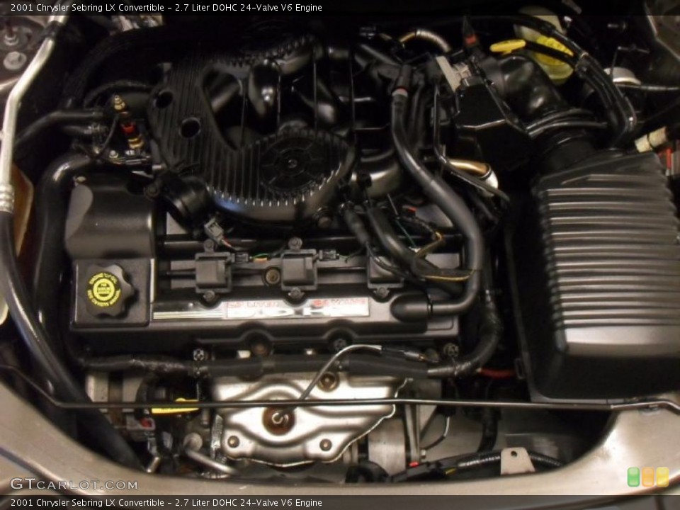 2.7 Liter DOHC 24-Valve V6 Engine for the 2001 Chrysler Sebring #47507632