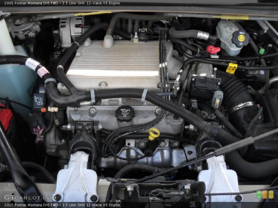 3.5 Liter OHV 12-Valve V6 Engine for the 2005 Pontiac Montana SV6 #47509594