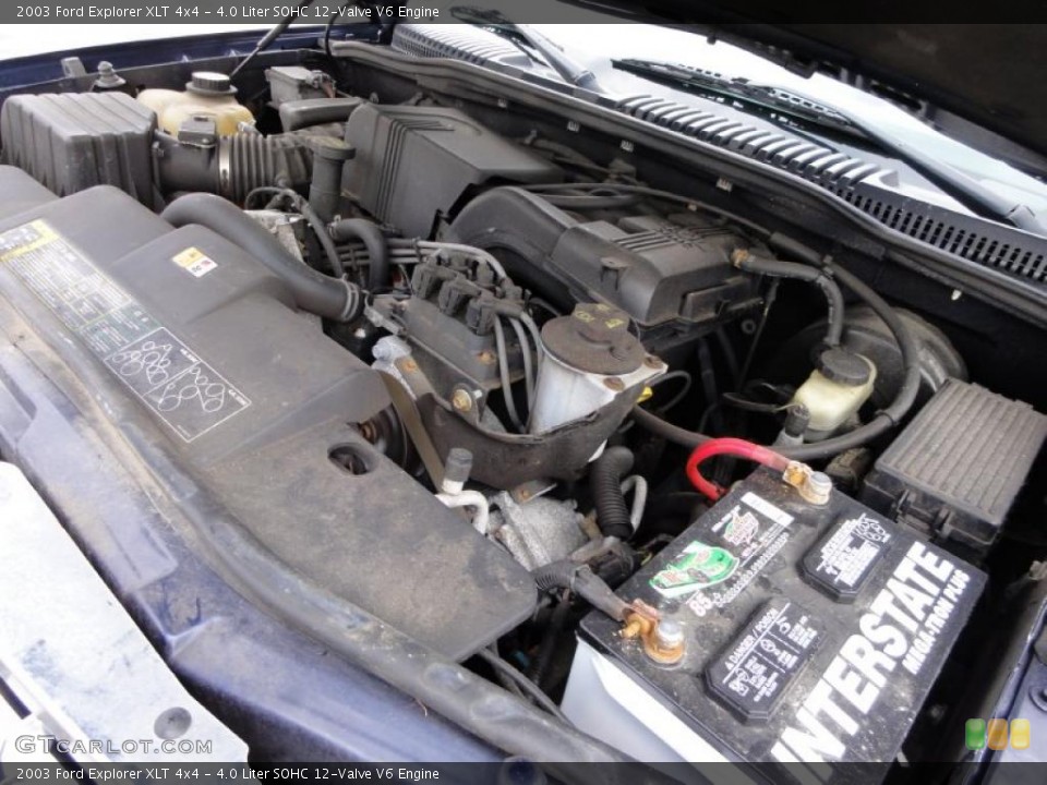 40 Liter Sohc 12 Valve V6 Engine For The 2003 Ford Explorer 47511805