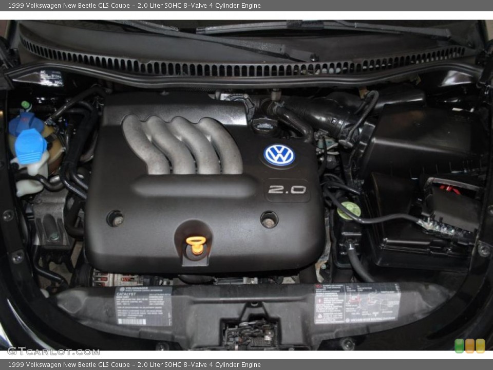 2.0 Liter SOHC 8-Valve 4 Cylinder Engine for the 1999 Volkswagen New Beetle #47514547