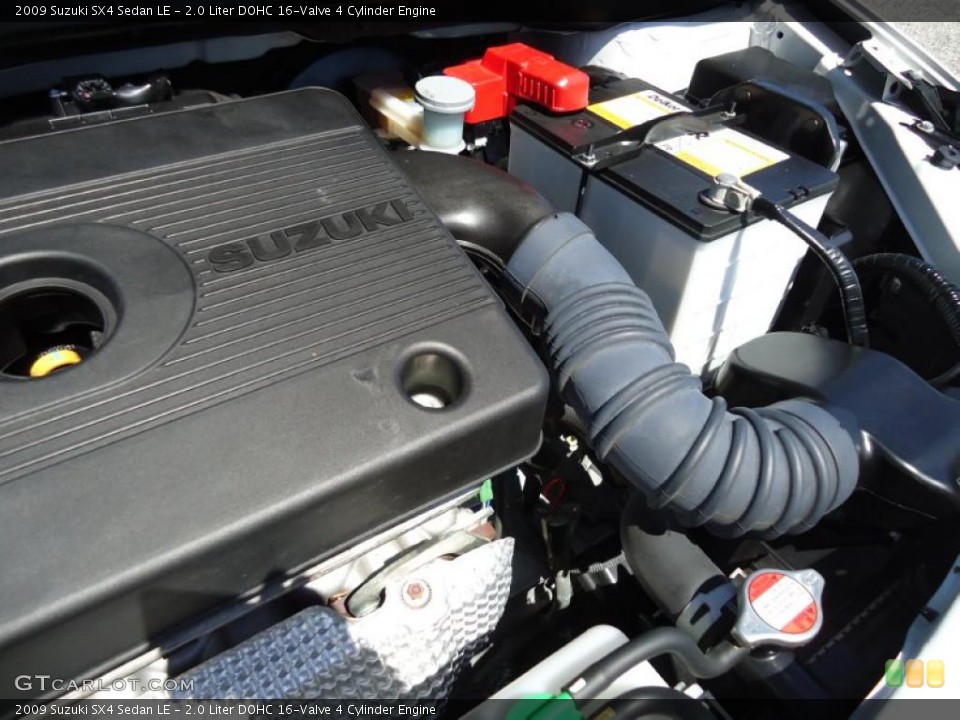 2.0 Liter DOHC 16-Valve 4 Cylinder Engine for the 2009 Suzuki SX4 #47515585