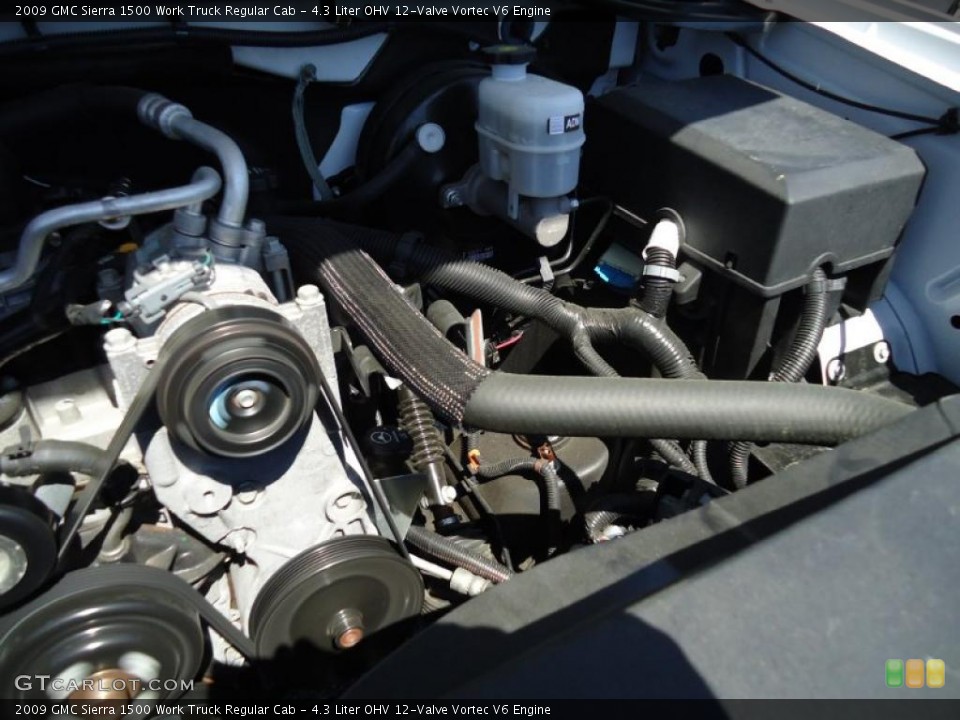 4.3 Liter OHV 12-Valve Vortec V6 Engine for the 2009 GMC Sierra 1500 #47516308