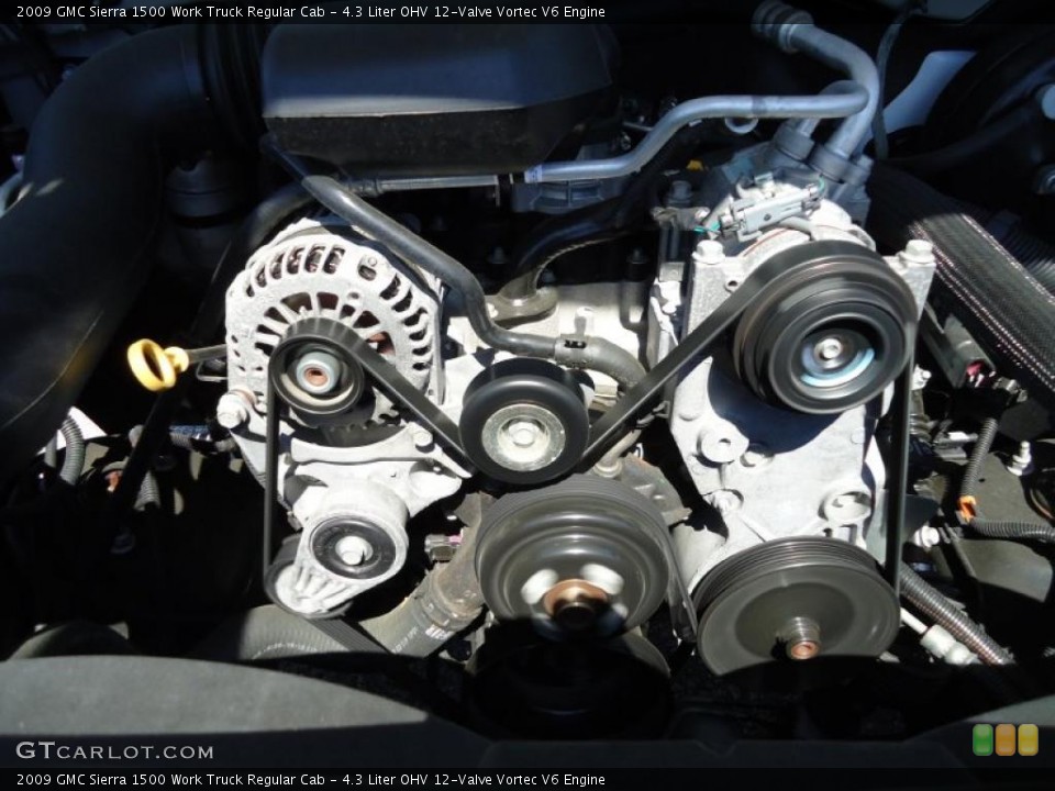 4.3 Liter OHV 12-Valve Vortec V6 Engine for the 2009 GMC Sierra 1500 #47516335