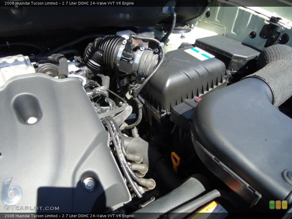 2.7 Liter DOHC 24-Valve VVT V6 Engine for the 2008 Hyundai Tucson #47519857