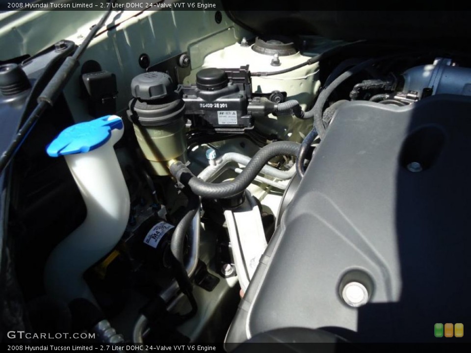 2.7 Liter DOHC 24-Valve VVT V6 Engine for the 2008 Hyundai Tucson #47519866