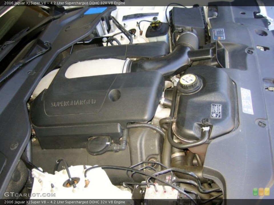 4.2 Liter Supercharged DOHC 32V V8 Engine for the 2006 Jaguar XJ #47519887