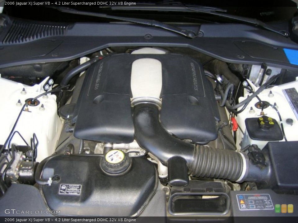4.2 Liter Supercharged DOHC 32V V8 Engine for the 2006 Jaguar XJ #47519893