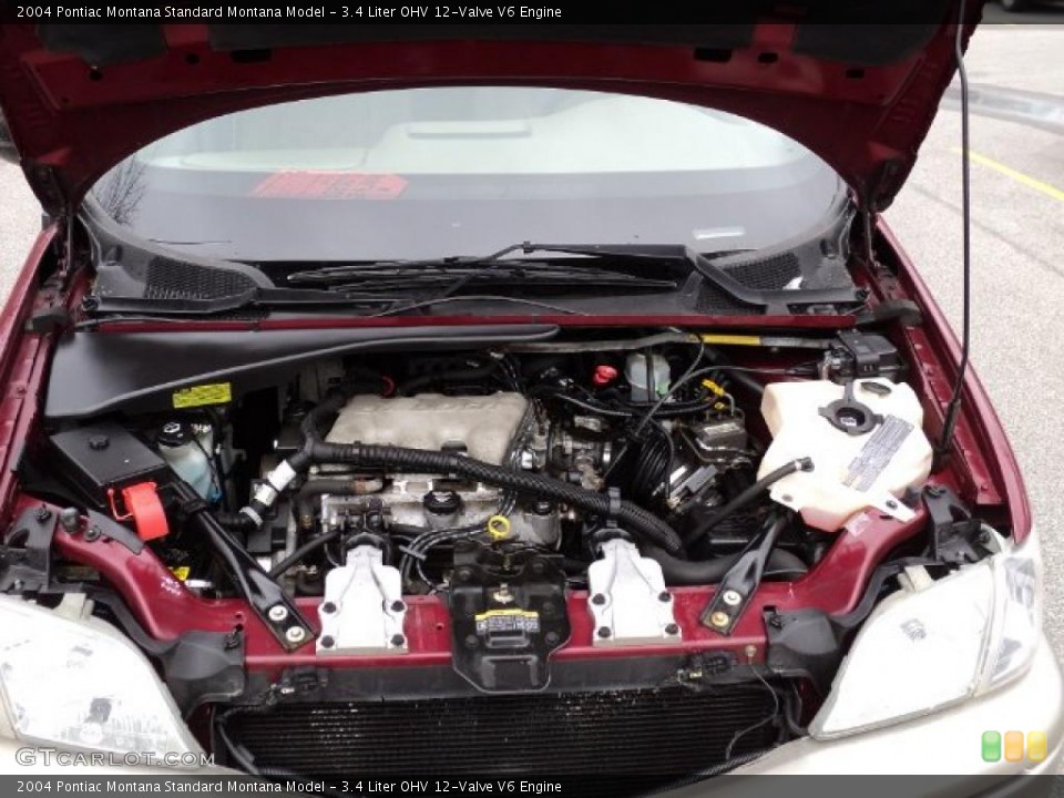 3.4 Liter OHV 12-Valve V6 Engine for the 2004 Pontiac Montana #47526652