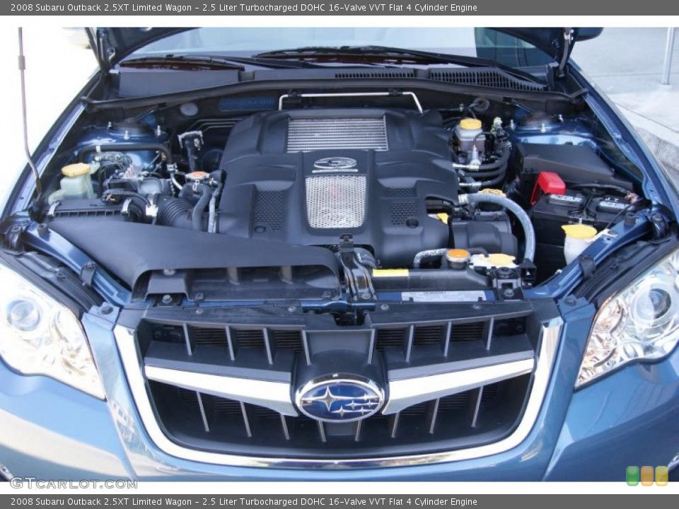 2.5 Liter Turbocharged DOHC 16-Valve VVT Flat 4 Cylinder Engine for the 2008 Subaru Outback #47531224