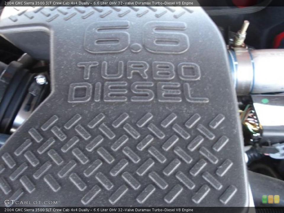 6.6 Liter OHV 32-Valve Duramax Turbo-Diesel V8 Engine for the 2004 GMC Sierra 3500 #47533246