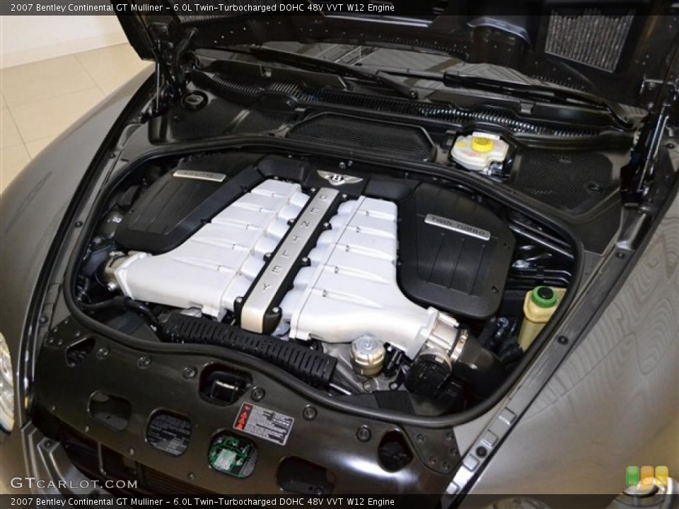 6.0L Twin-Turbocharged DOHC 48V VVT W12 Engine for the 2007 Bentley Continental GT #47540552