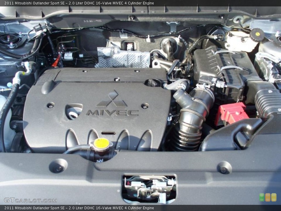 2.0 Liter DOHC 16-Valve MIVEC 4 Cylinder Engine for the 2011 Mitsubishi Outlander Sport #47546912