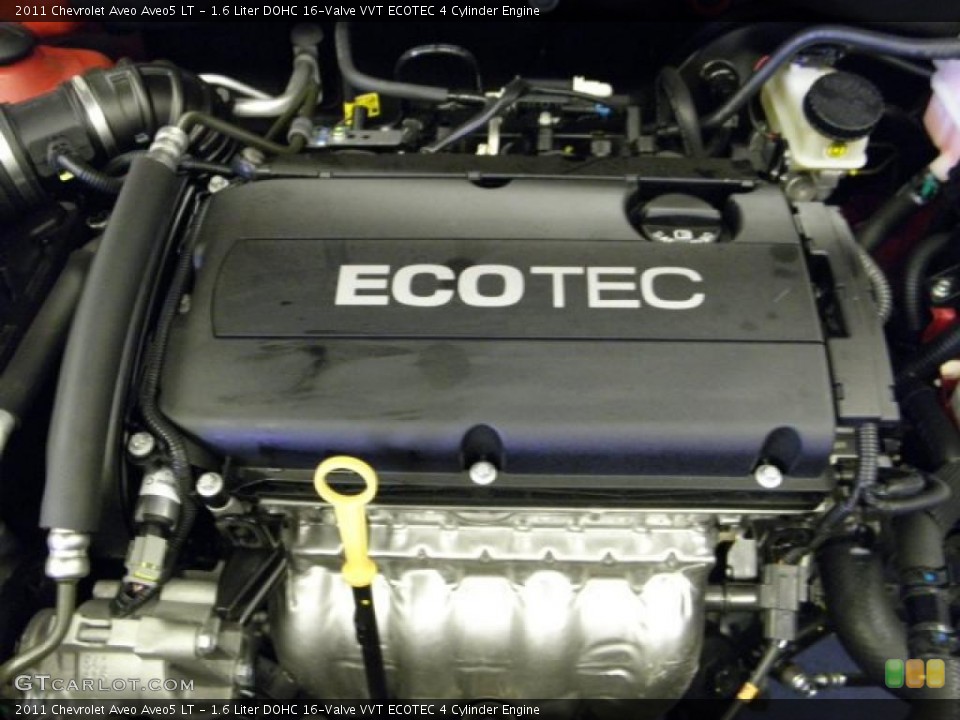 1.6 Liter DOHC 16-Valve VVT ECOTEC 4 Cylinder Engine for the 2011 Chevrolet Aveo #47553551